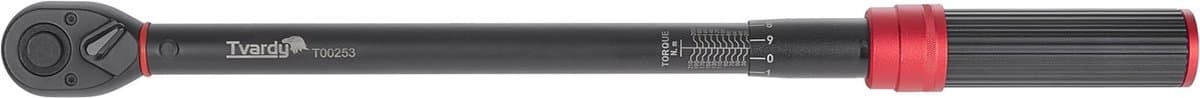Tvardy Momentsleutel 1/2" - 20-210 Nm - Bi-directionele Meting - Chromoly Staal - 510 mm