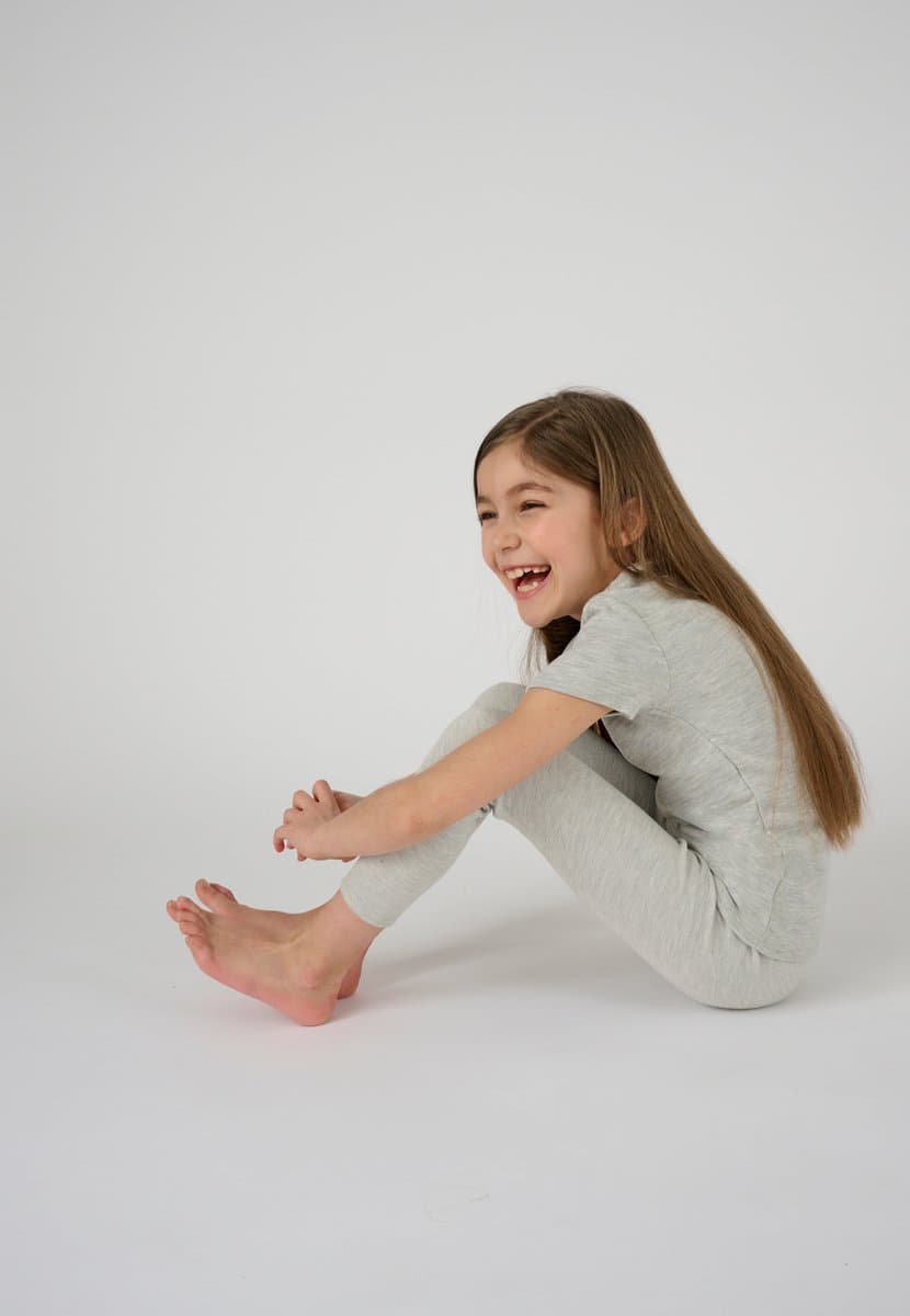 Damart - Legging mix van Thermolactyl, klassiek gebreid - Kinderen - Grijs - 4 JAAR