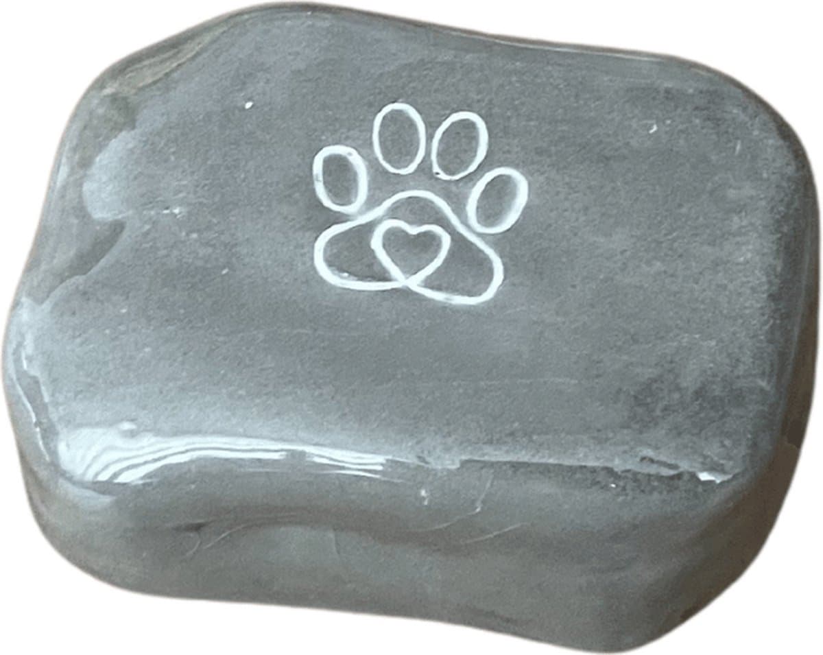 Urn Hond - Urn huisdier - Hondenurn - Urn voor as - wit - handgemaakt - Lalief