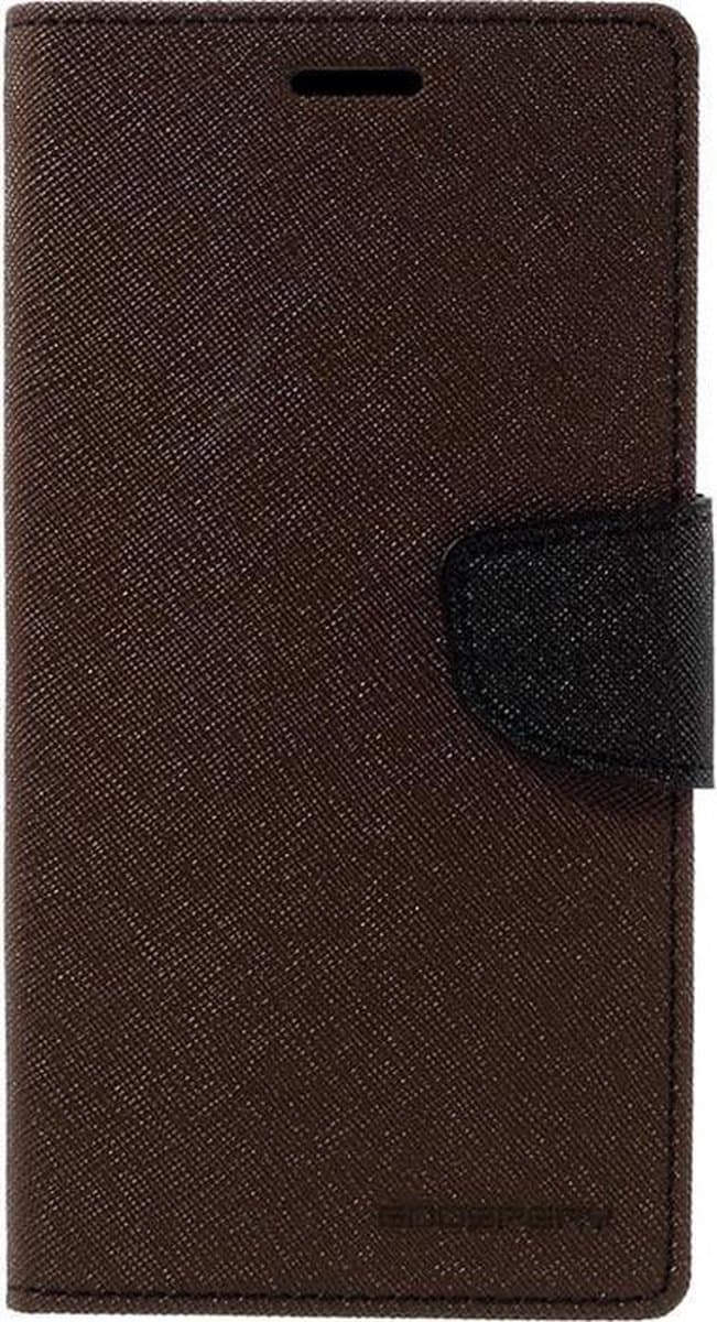 Mercury Fancy Diary Wallet Book Case - Geschikt voor Samsung Galaxy S7 Edge - Bruin