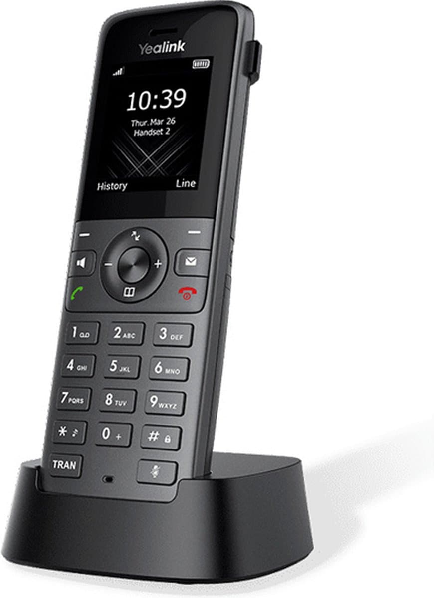 Yealink W73H IP telefoon Zwart 2 regels TFT Wifi
