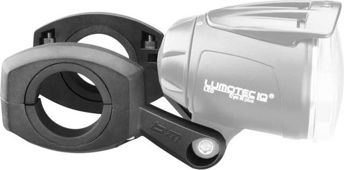 Busch + Müller Koplamphouder 470lhkab Stuur 8 Cm Zwart 2-delig