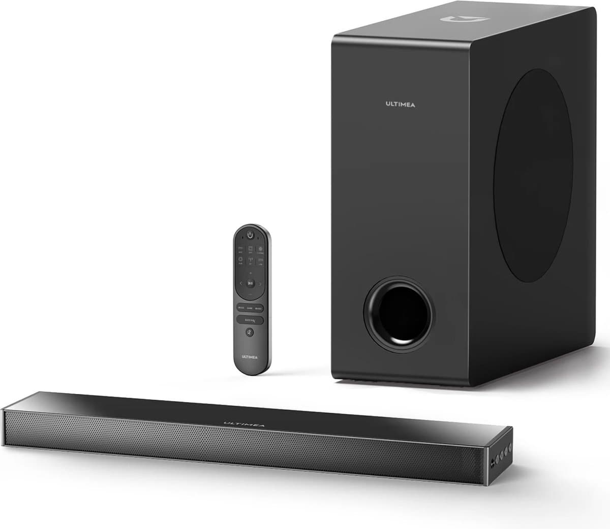 Vihes Soundbar Voor Tv - Met Subwoofer - Geluidssysteem - 160W - Bluetooth - Surround Sound - Thuis Bioscoop - 3 kanalen
