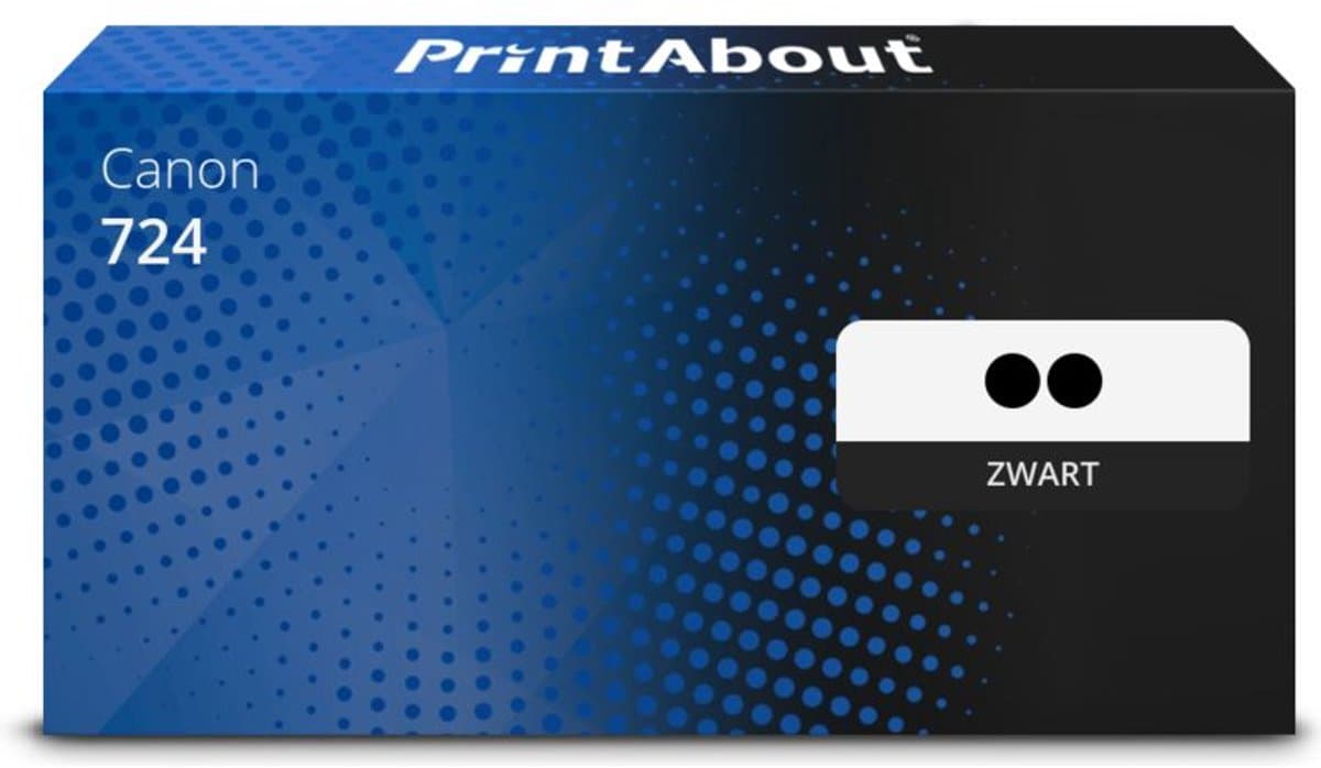 PrintAbout - Alternatief voor de Canon 724 / Zwart 2 Pack