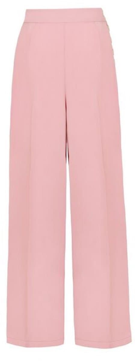 Hell Bunny Giselle Trousers Dames Stoffen broek - roze - XS