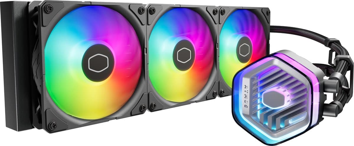 Cooler Master MasterLiquid 360 ATMOS Processor Kit voor vloeistofkoeling 12 cm Zwart