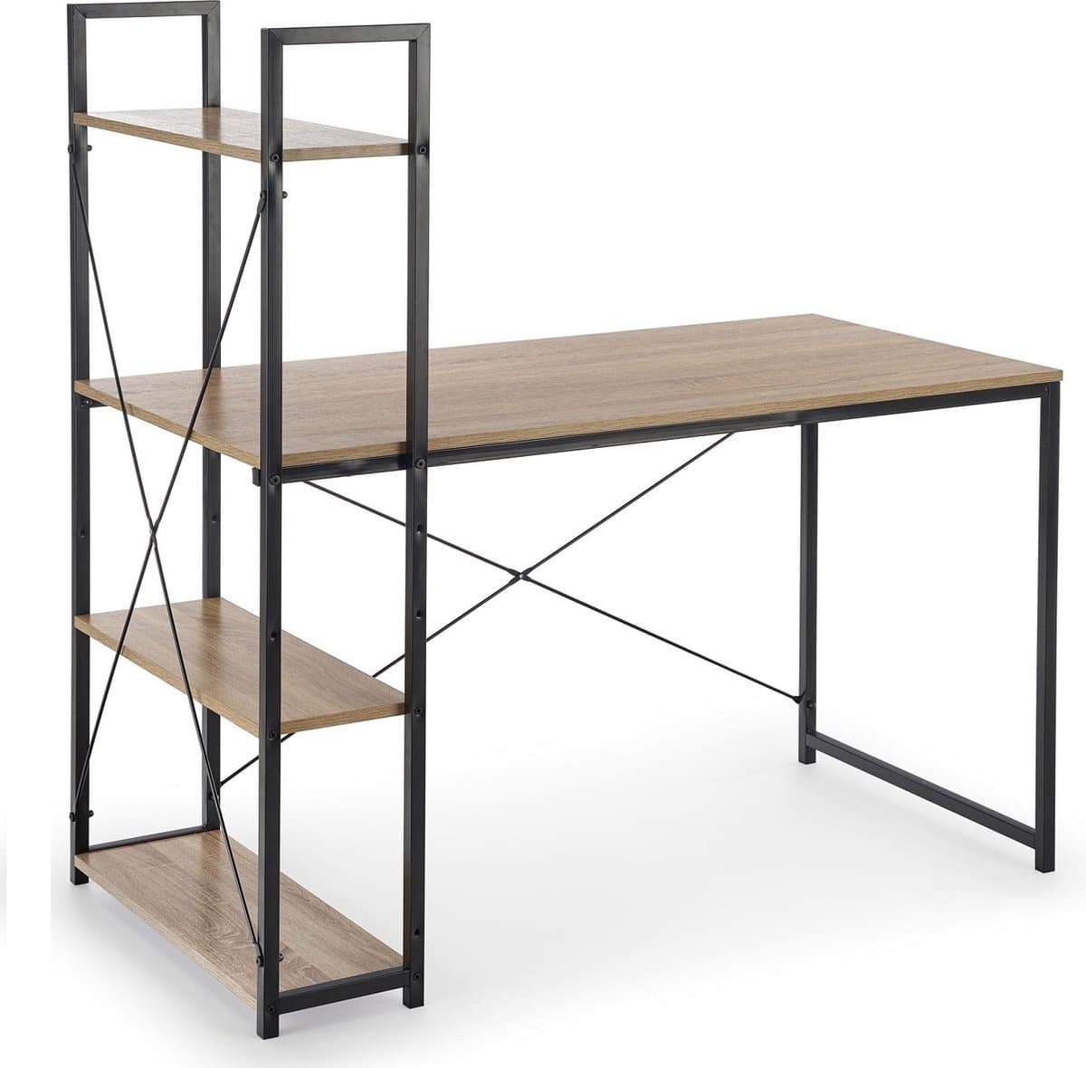 Bureau Narvik 120 cm breed in sonoma eiken