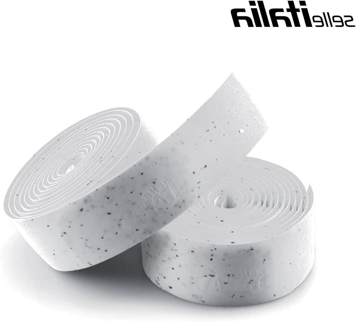 Fietsstuurtape Set - Stuurlint Racefiets - Comfortabel Fietsen - Trillingsdempend Materiaal - 35 x 1800 mm - Wit