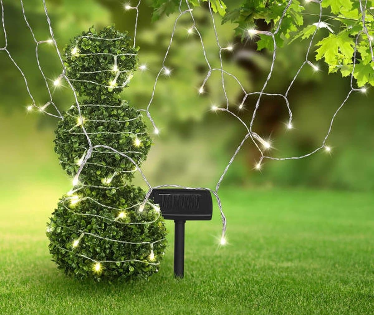Lichtketting - Tuinverlichting - Buiten Sieren - Zonne-energie - 20 Meter - Wit