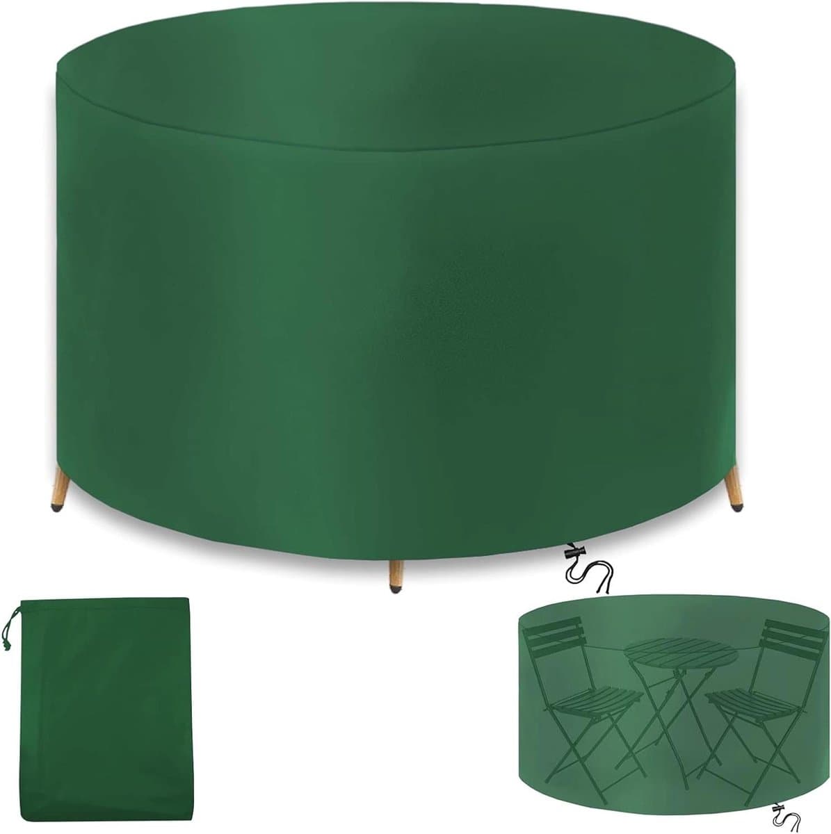 Tuinmeubelhoes - Terrasmeubelhoes Beschermhoes - Meubels Beschermen - Winddicht en Waterdicht - 240x70cm - Groen