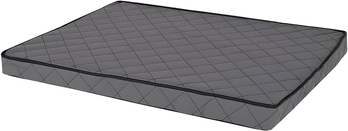 YOR® Hondenkussen - Hondenmand - Hondenbed - Hondenkussen 100 x 70 - Grijs - 100cm x 70cm x 6cm