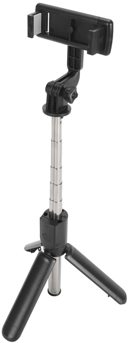 Dailygoody - Selfie Stick - Uitschuifbaar statief - Ideaal voor groepsselfies - 70 cm - Telefoonstatief met afstandsbediening - Geschikt voor liv