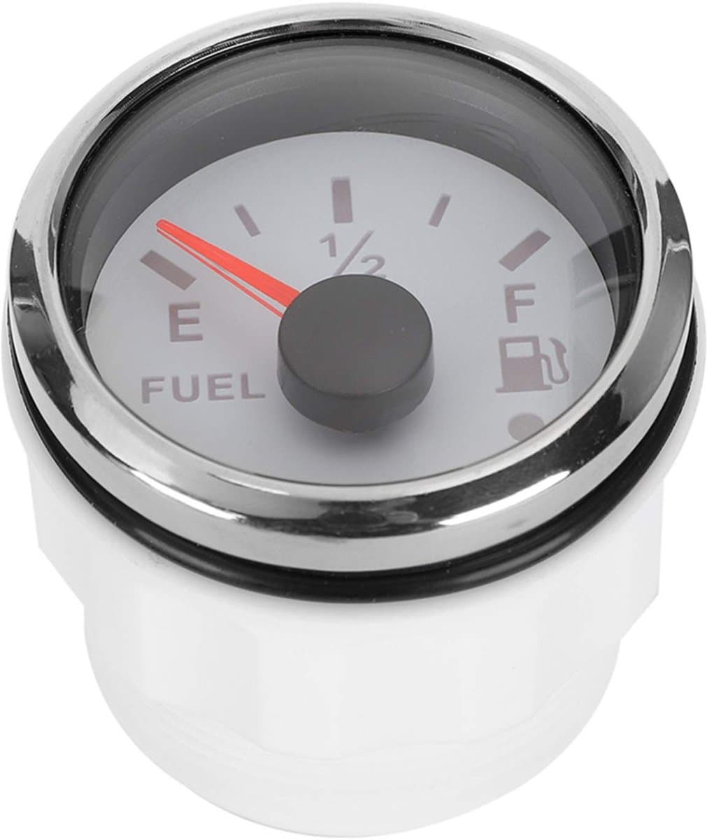Dailygoody - Multifunctionele 2 Inch Brandstofmeter - Waterproof voor Auto en Boot (Europese Standaard 0~190Ω)