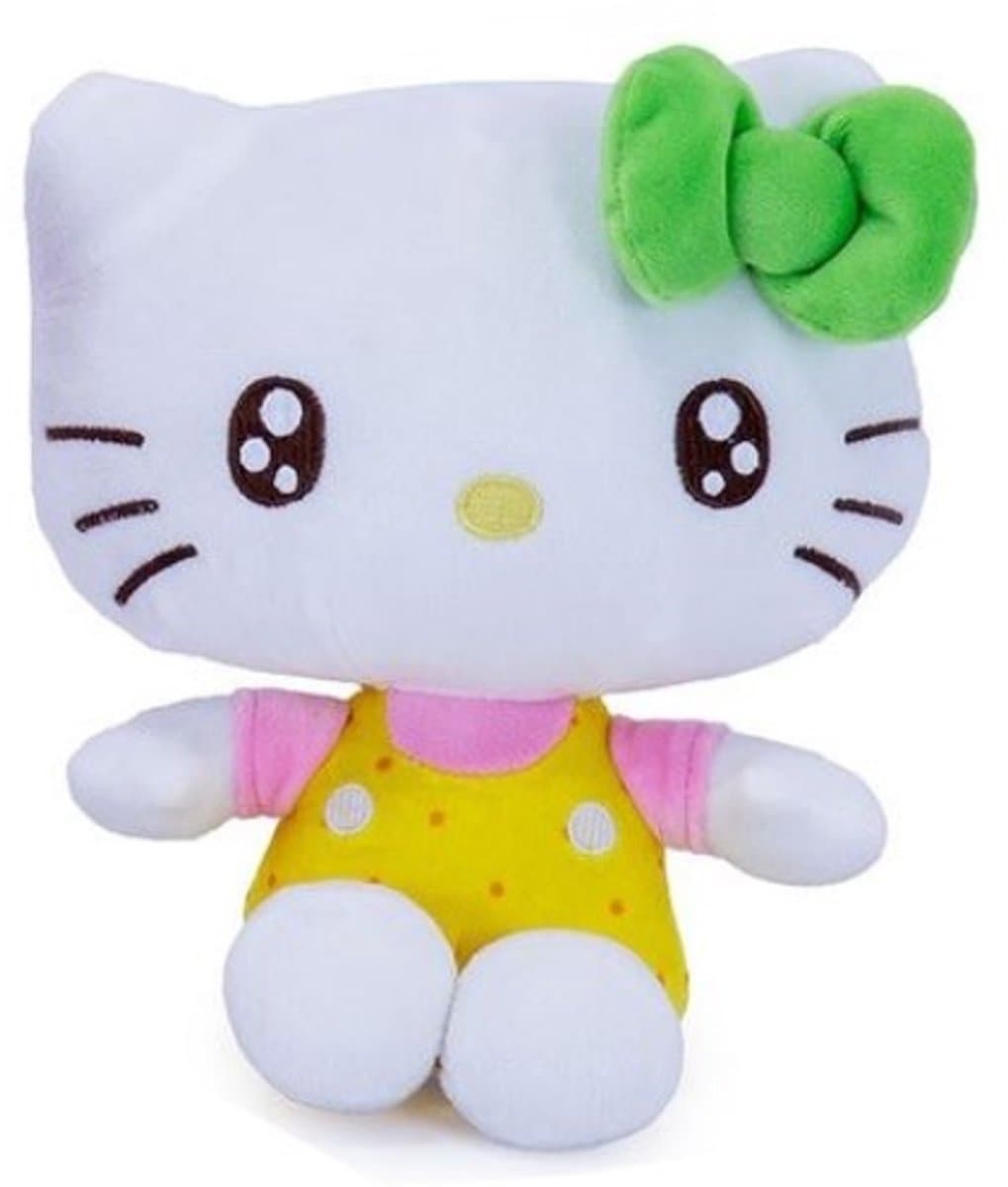 Hello Kitty Citroen met Geur Pluche Knuffel 20 cm - Speelgoed Knuffels voor Kinderen Jongens Meisjes - Unieke Knuffels met Geur