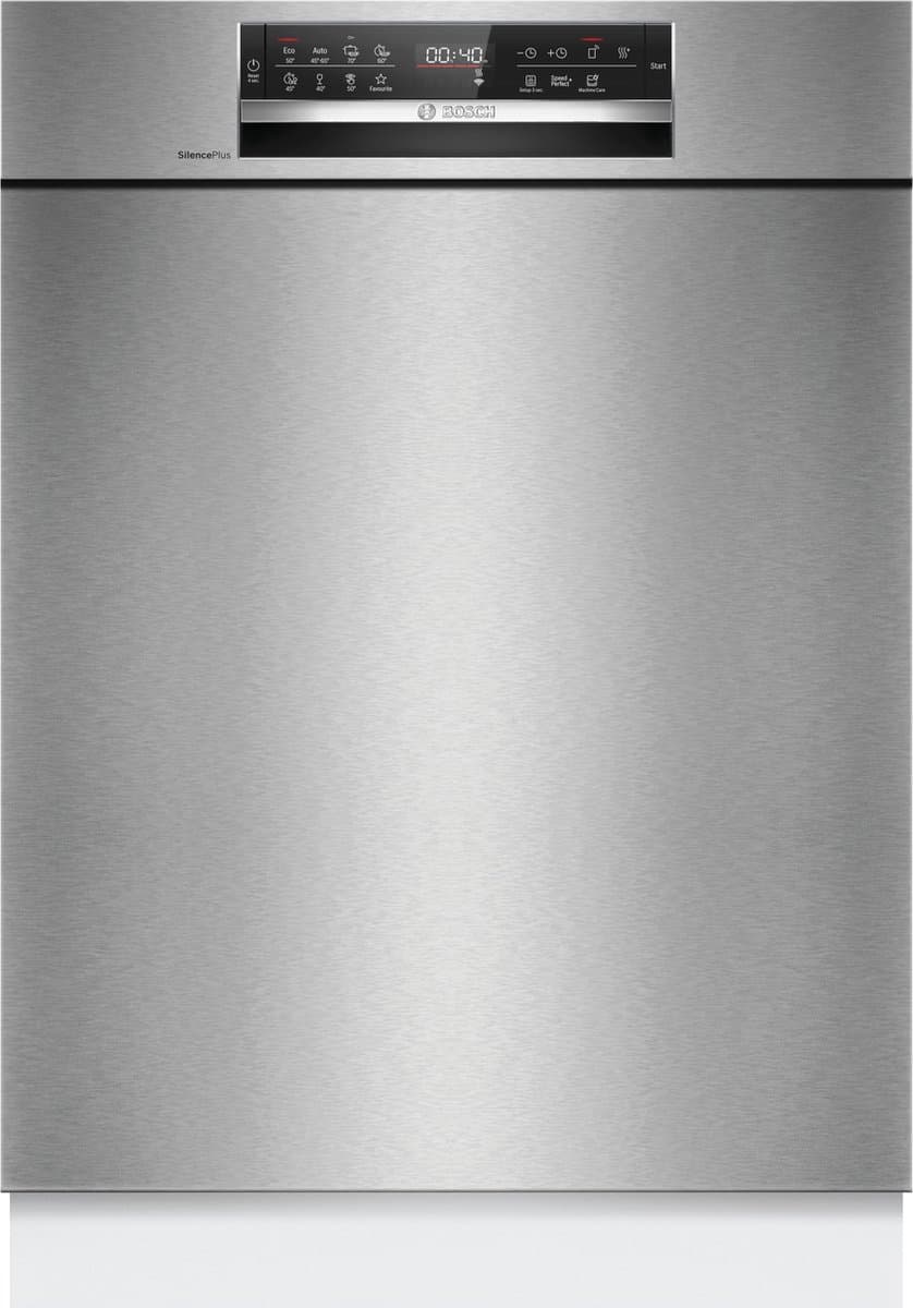Bosch SMU6ECS12E Serie 6 Onderbouw vaatwasser 60 cm Geborsteld staal