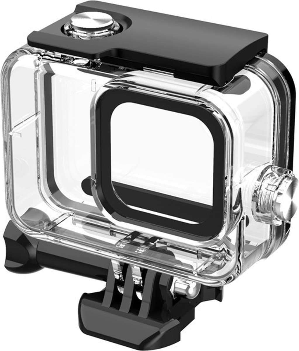 Beschermhoes voor fietssportcamera tegen vallen, Protective Housing - Geschikt voor GoPro / 10 / 11 / 12 - Bescherming voor onderwater - Waterdichte behuizing - Waterproof tot 60 meter - Beschermende case transparant - Dive Housing Case
