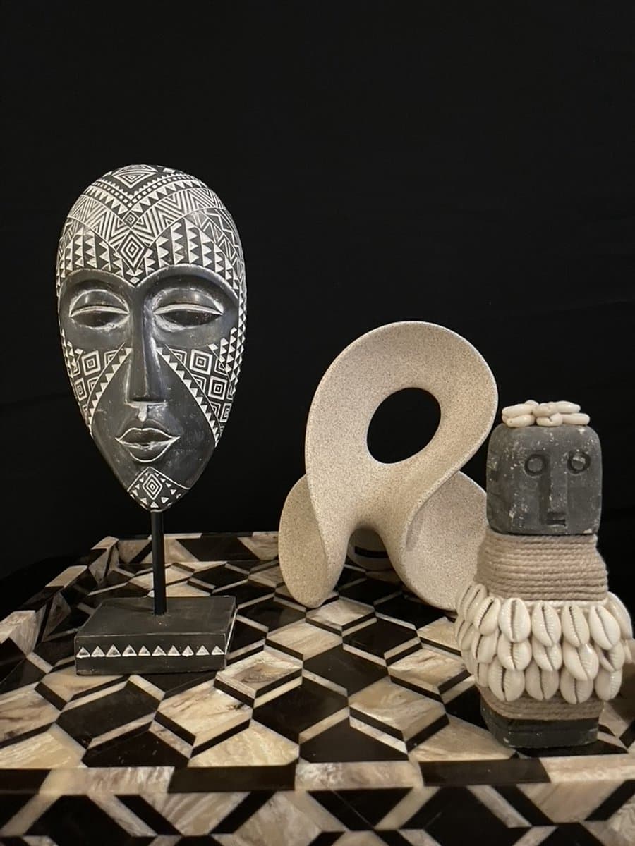 Exclusief marmeren ornament "Kovu Sculpture" van LifeStyle Home Collection