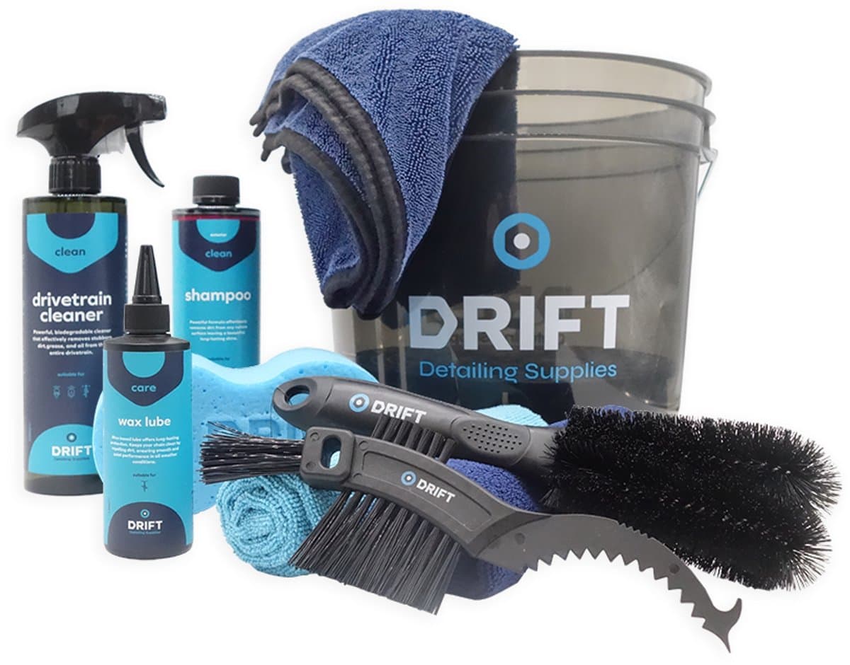 Fiets Schoonmaak Set 9-delig – Complete Bike Cleaning Kit met Kettingreiniger, Shampoo & Borstels – Perfect Cadeau voor Wielrenner, Gravelrider & MTB-er