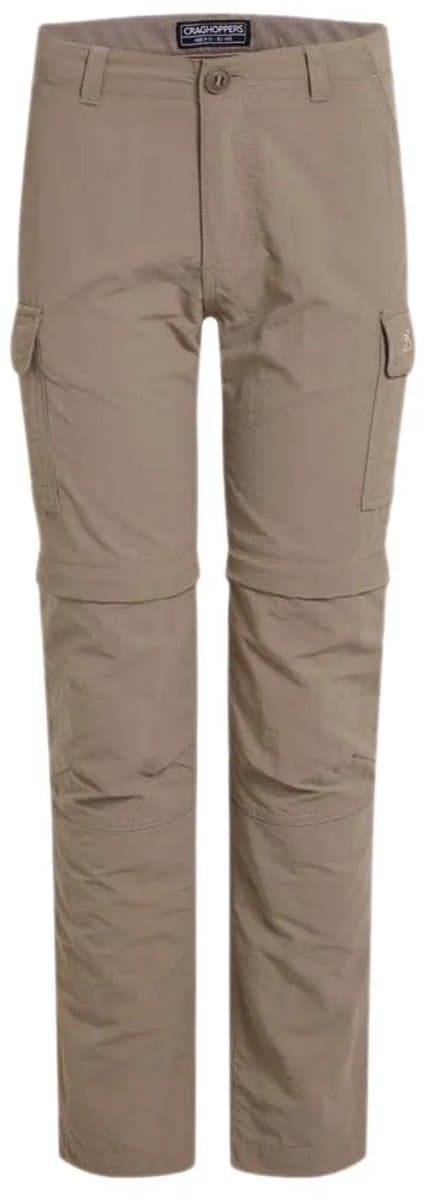Craghoppers Nosilife Convertible Converteerbare Broek Beige 11-12 Years Kinderen