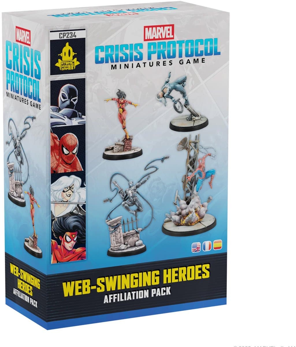 Marvel Crisis Protocol Web-Swinging Heroes - Miniaturen - Ongeschilderd en Ongeassembleerd