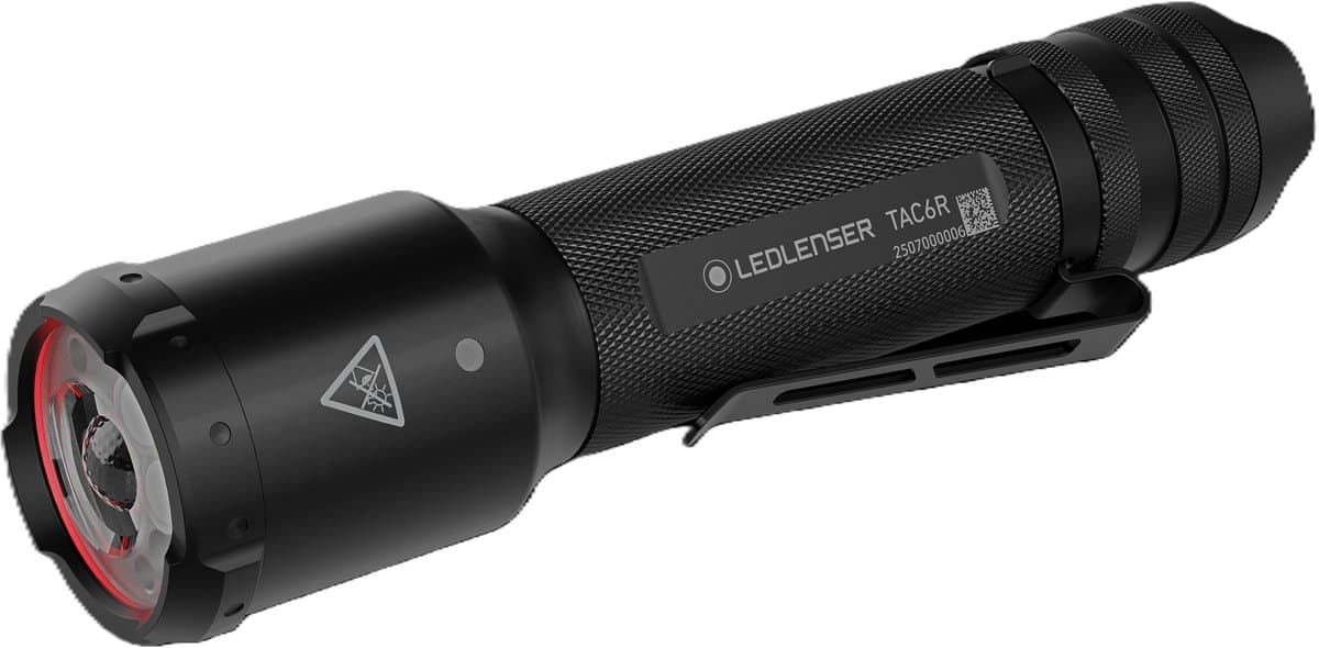 Ledlenser TAC6R - tactische zaklamp - oplaadbaar - 2.000 lumen - 370 m - IP68
