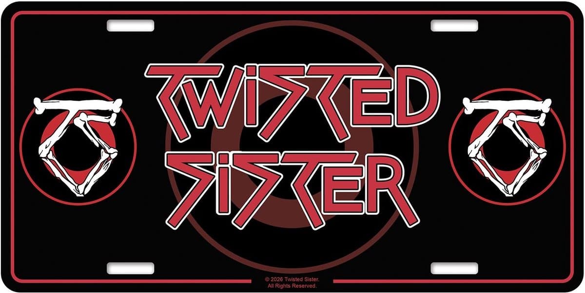 Twisted Sister Logo - USA Nummerplaat