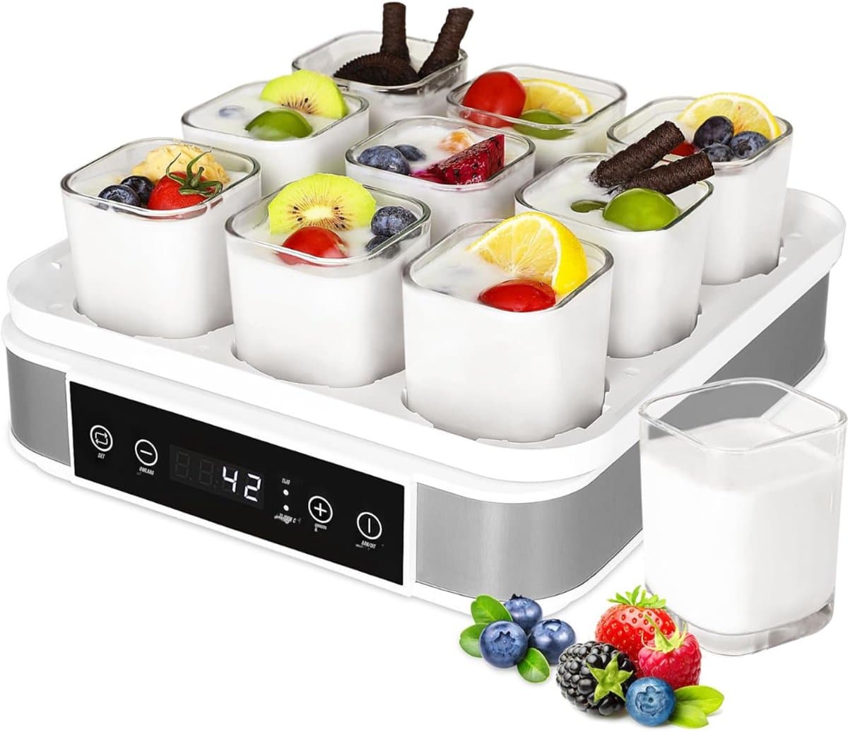 Nexvo® Yoghurtmaker - Citruspers - Ijsmachine - Wit -32cmx 32cm x 18cm; 3.72 kg