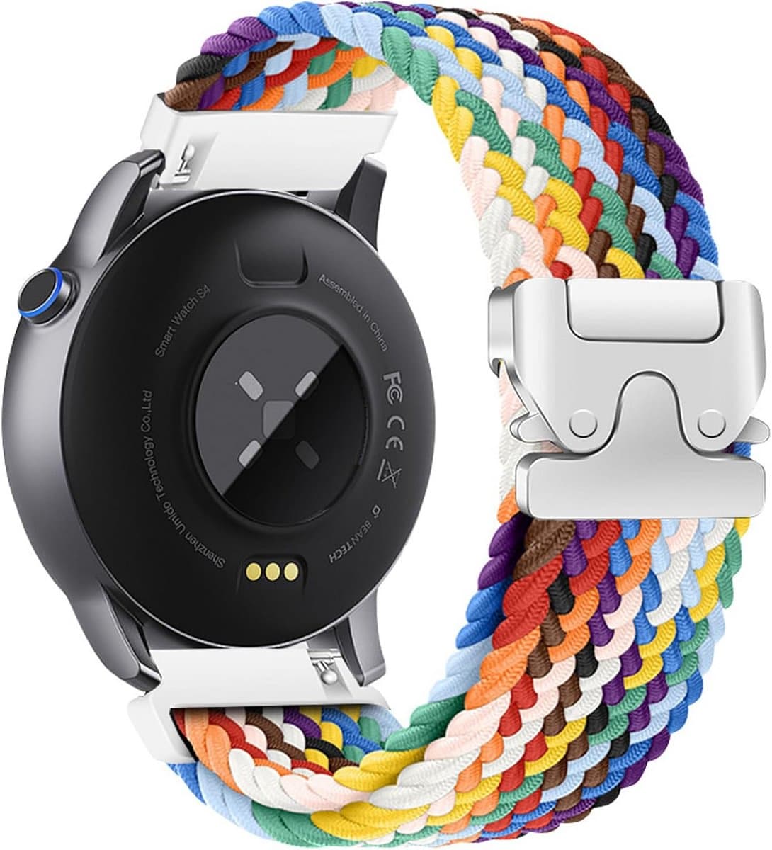 22mm Nylon Horlogeband Geschikt voor Diverse Smartwatches en Sport Horloges