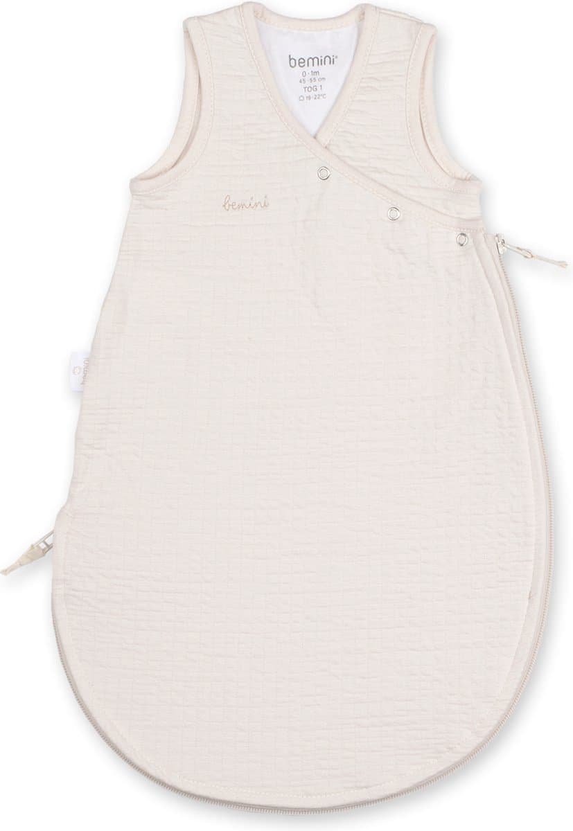 BEMINI Babyslaapzak - MAGIC BAG 0-1m - TOG 1 - Comfortjersey - Pudding