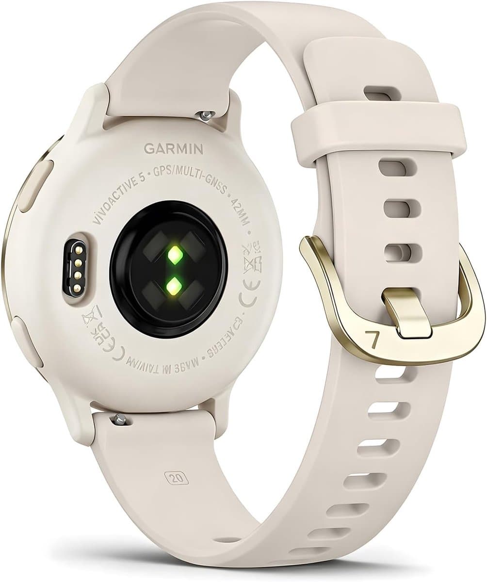 Compatibel met Garmin Forerunner 245/645/Vivoactive 5/Vivoactive 3 armband, 20 mm siliconen sporthorlogeband voor - ShopVlot