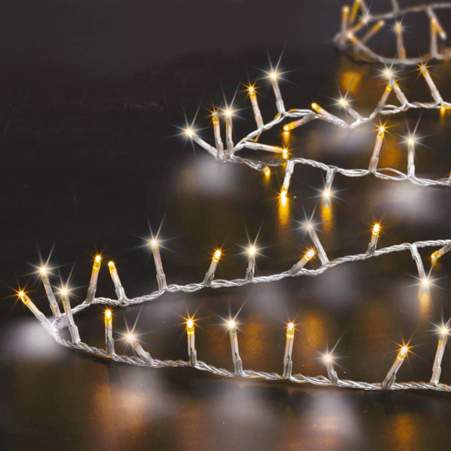 Feeric Cluster String Lights - 50 m, PVC/koper