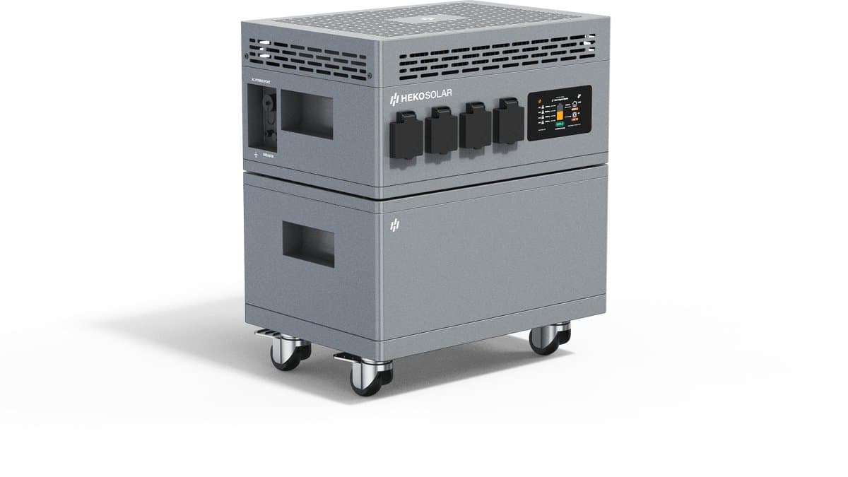 HEKO Solar Saga Thuisbatterij 2,8 kWh - Plug-in Batterij voor Zonnepanelen - Thuisaccu - Energieopslag - Noodstroom - Off-Grid - Plug & Play