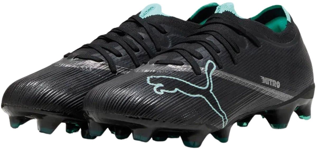 PUMA ULTRA NITRO 7 MATCH FG/AG Unisex Sportschoenen - PUMA Black-Intense Mint