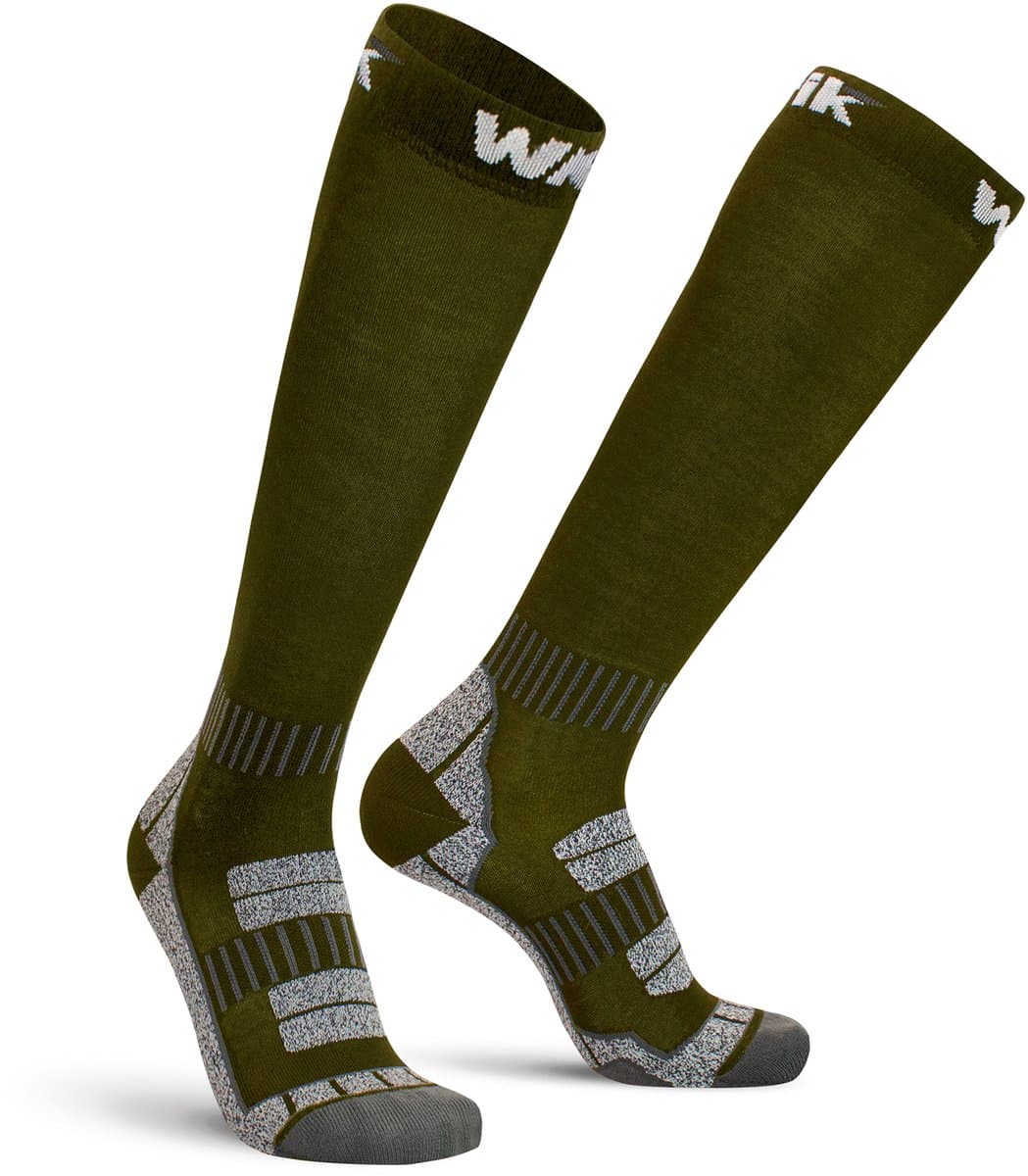 Worik - 2-Pack - Carbon Kniekousen - Grip Tech - Heren / Dames - army - 44-47 - RKMK