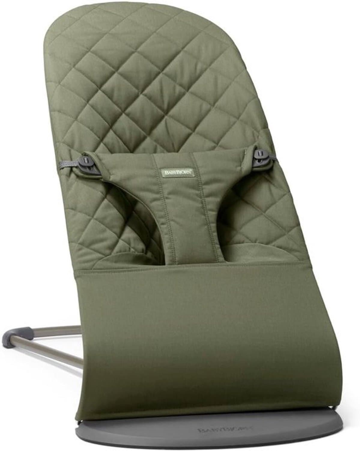 Lichtgewicht baby bouncer met natuurlijke schommelbeweging - Groen