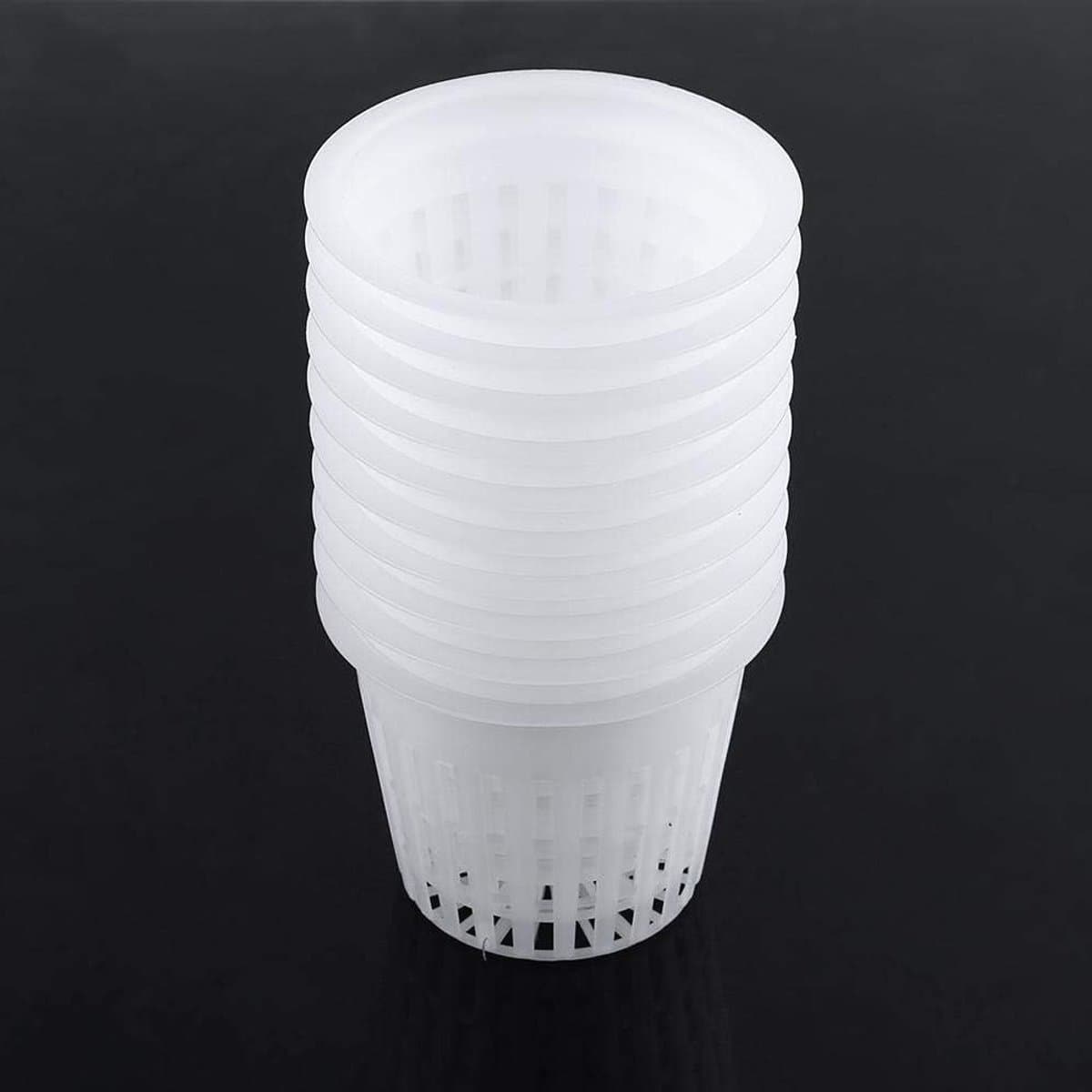 10 Stuks Sterke Mesh Pot Net Cup voor Hydroponische Planten, Groei en Klonen in de Tuin