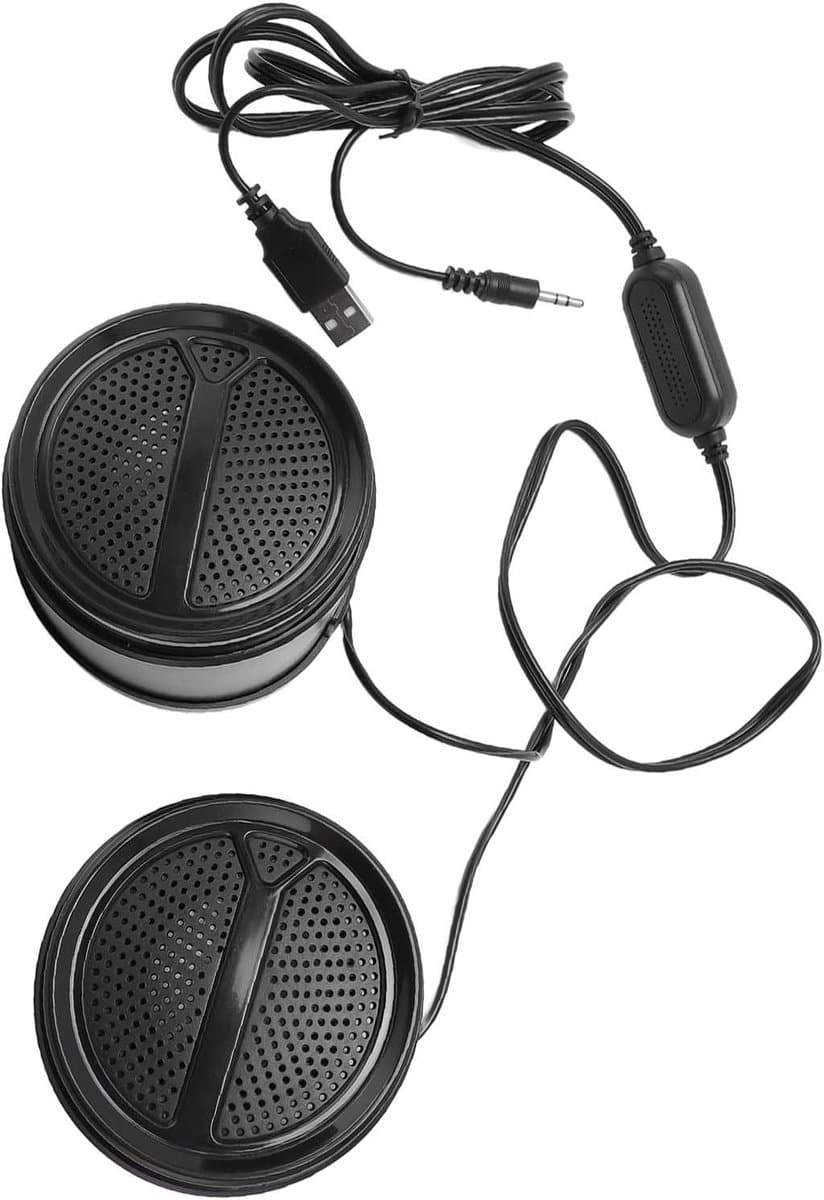 Computerluidspreker - Mini speaker - Muziek luisteren - Lage vervorming - 3W vermogen - Zwart