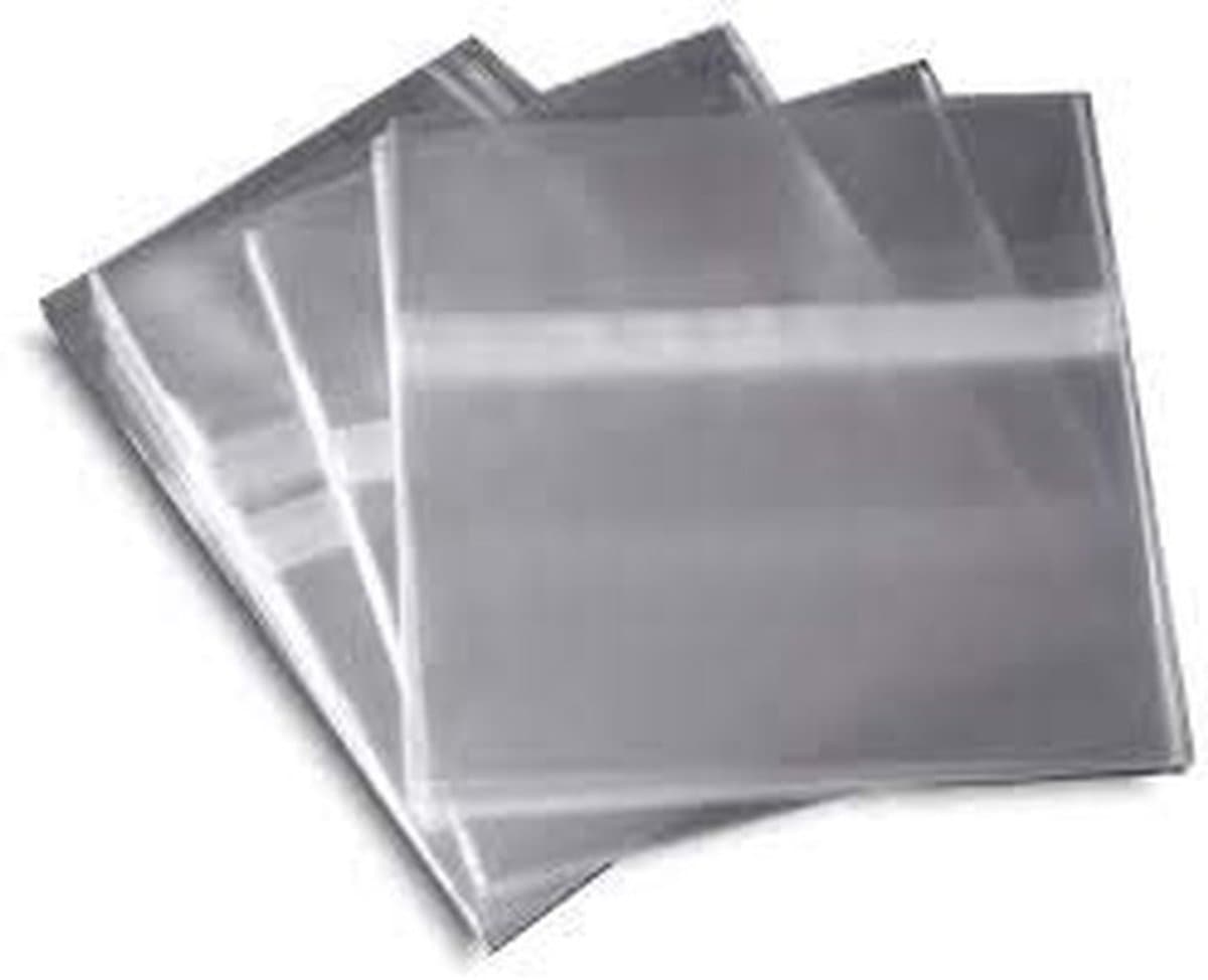 Allecto - CD Beschermhoezen - CD Case Wrapping Sleeves - 10mm Formaat - Hoge Kwaliteit - Duurzame Bescherming - Geschikt voor Diverse CD-dozen - Tr..