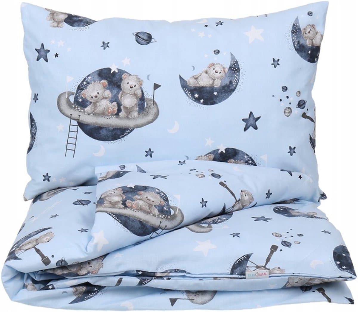 Babymam Kinderbeddengoed 2-delig 135x100cm - Katoen