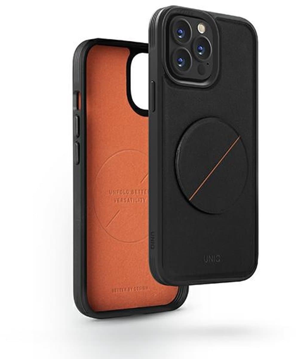 Uniq Novo iPhone 14 Pro 6,1" hoesje zwart/middernachtzwart