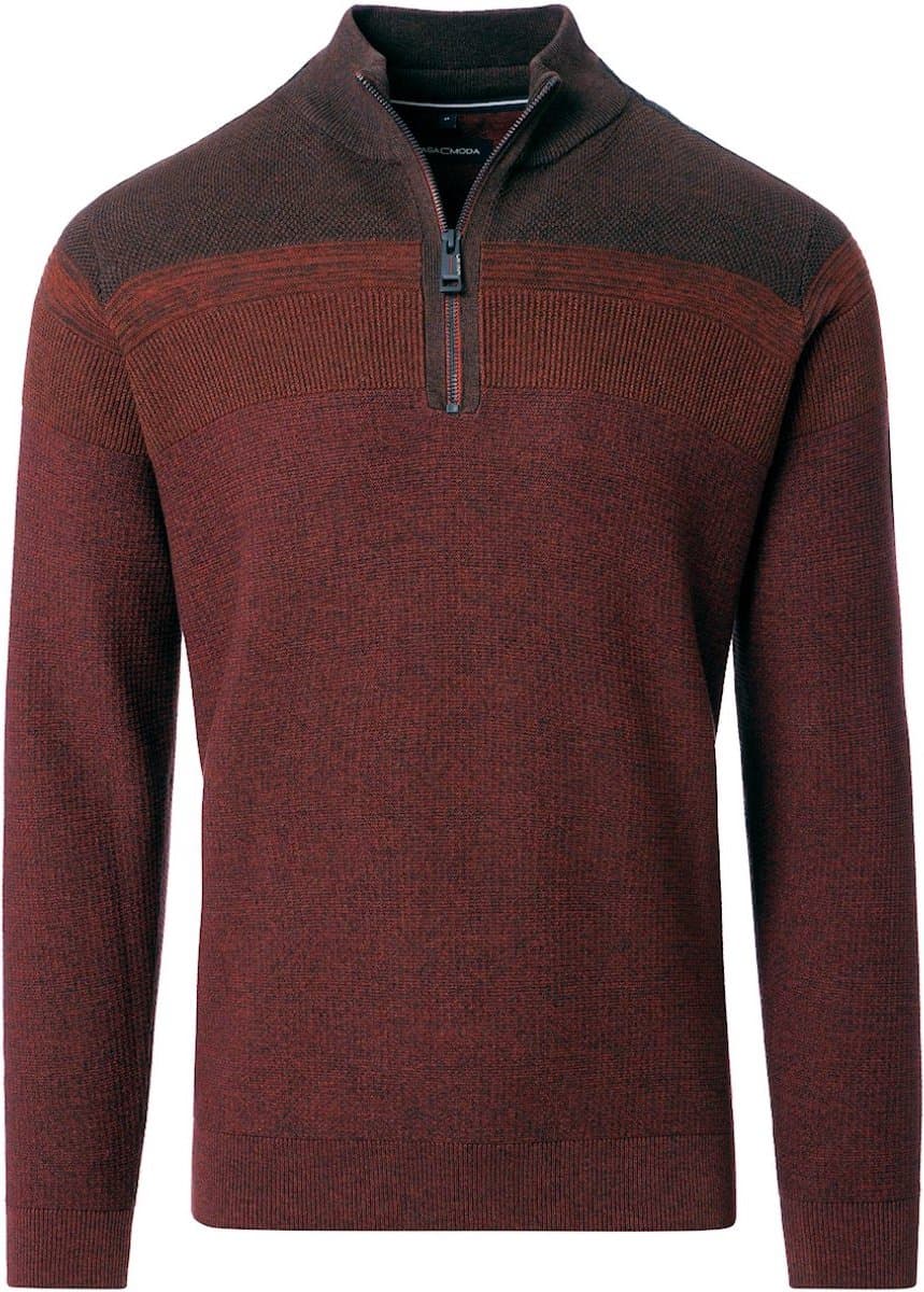 Casa Moda Expedition Heren Trui Met Opstaande Kraag - M