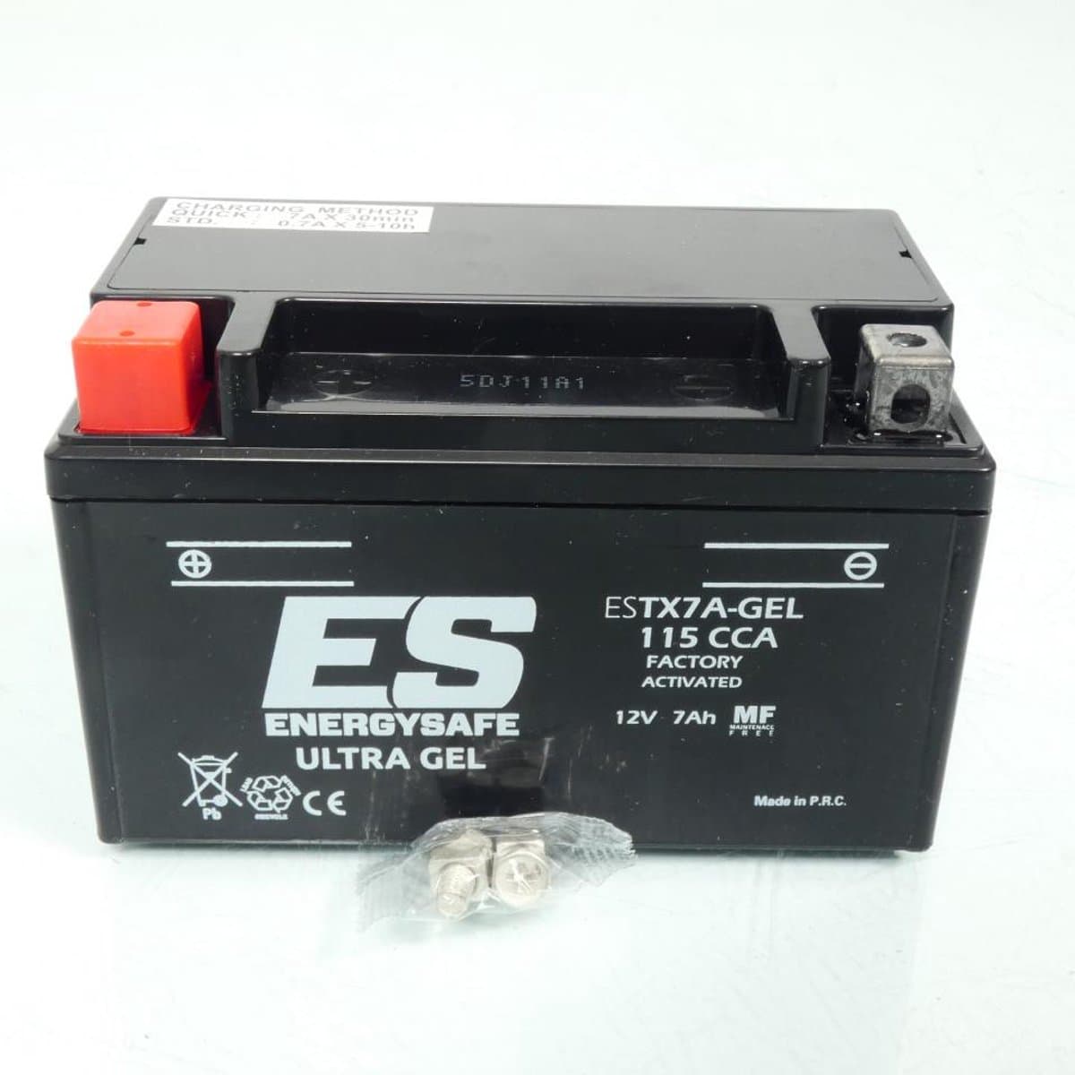 Batterie SLA Energysafe pour Scooter Sym 125 Orbit 2007 à 2011 YTX7A / 12V 7Ah Neuf