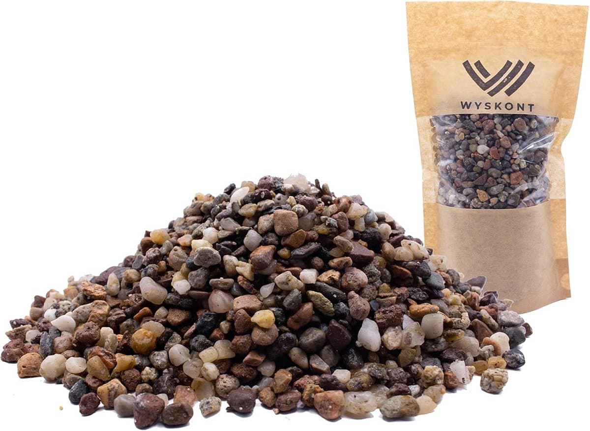 Natuurlijk Aquariumgrind en -Zand – Substraat 25kg voor Aquarium, Terrarium en Tuin – Korrelgrootte 5-10mm