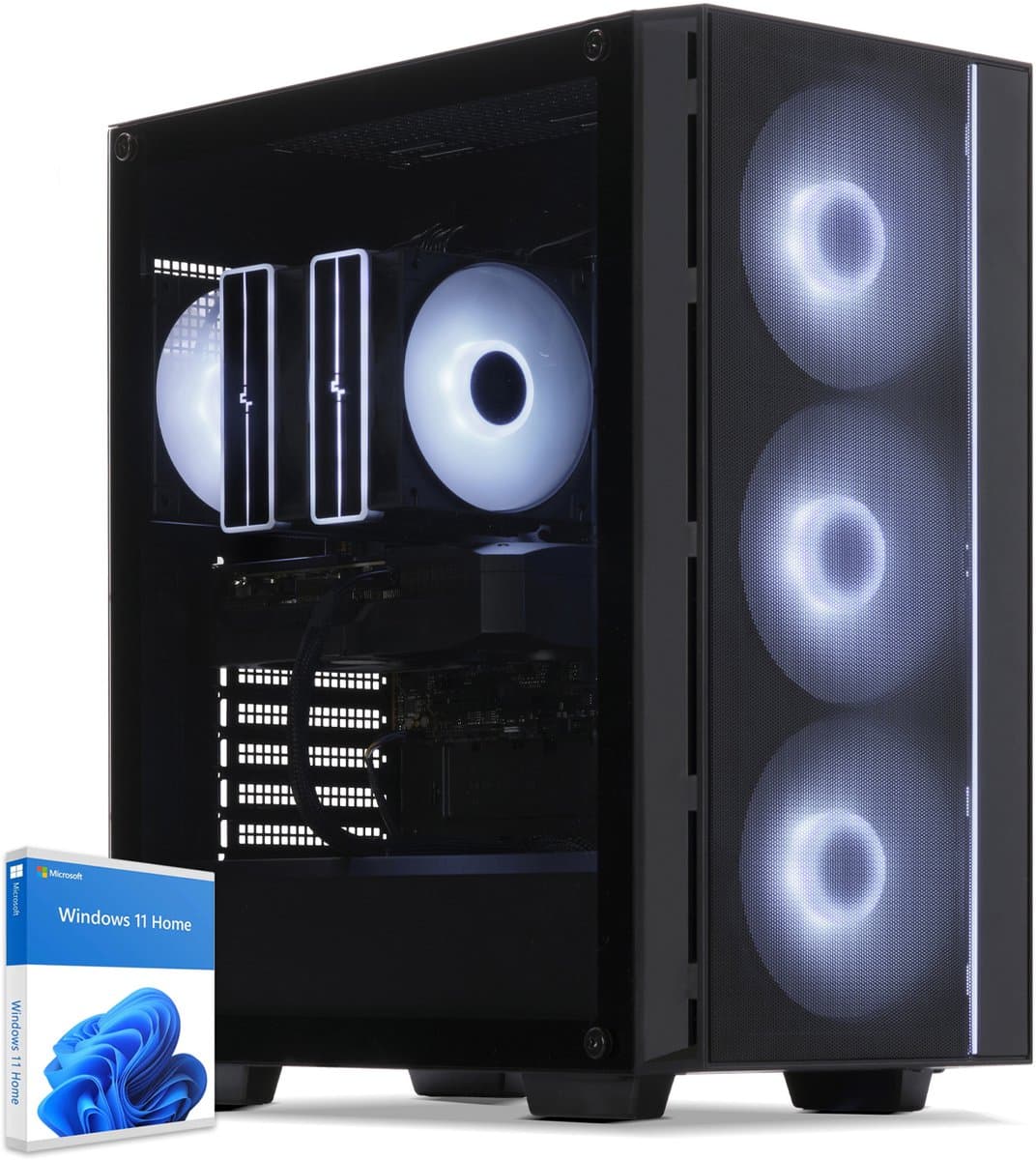 Sedatech Advanced Gaming PC ATX • Intel i9-14900KF 24x 3.2GHz • Geforce RTX5060 • 32Gb DDR5 • 2Tb SSD M.2 • WiFi • Bluetooth, USB C • Windows 11 • Desktop computer