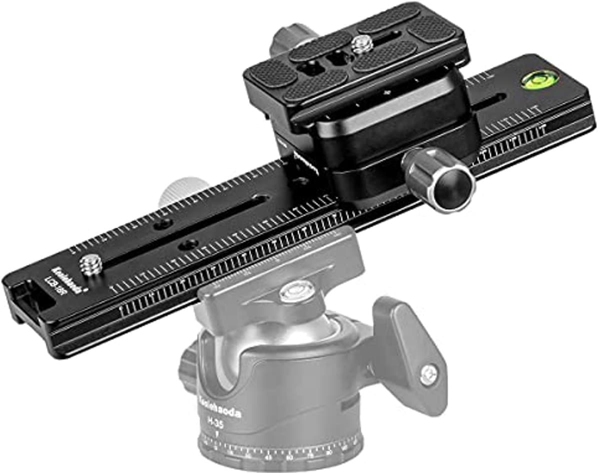 Professionele 180 mm Rail Nodal Schuif met Dubbele Zwaluwstaart Klem voor Arca Swiss Camera