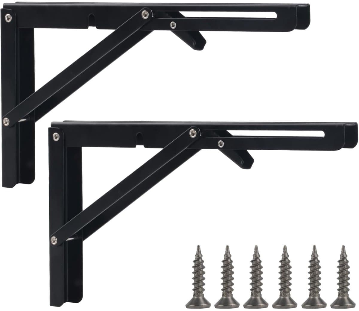EXCITAT Billy Triangle Bracket - Plankbeugel - Opvouwbaar - Keuken, Bureau - 2 Stuks
