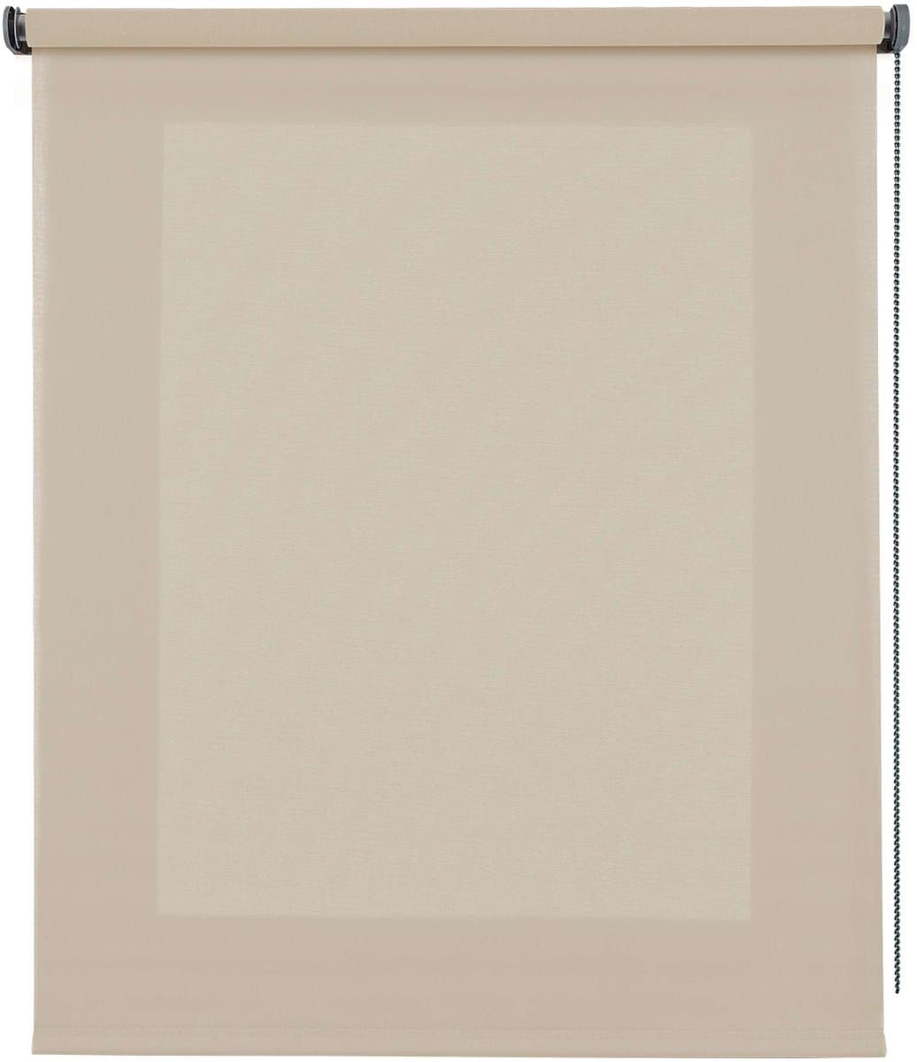 Storesdeco - Doorschijnend rolgordijn, rolgordijnen voor ramen Beige 120x250 cm