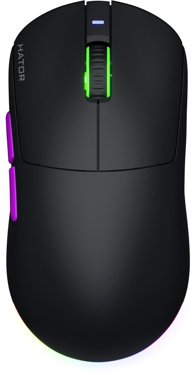 HATOR Quasar 3 Ultra 8K Wireless muis Gamen Ambidextrous RF Wireless + Bluetooth + USB Type-A Optisch 30000 DPI