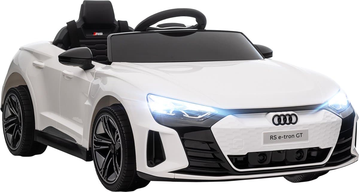 HOMCOM Elektrische auto voor kinderen Kunststof, Metaal 103L x 58B x 41H cm Wit