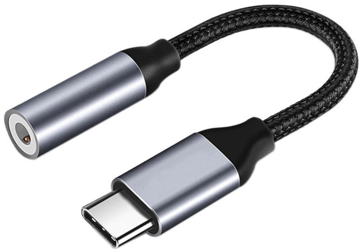 Koptelefoonaansluitingadapter - USB-C naar 3,5 mm - Ingebouwde Hi-Res DAC-chip - Compatibel met iPhone 16/17 Air/Pro/Max, Samsung Galaxy S24 S23 S22 Note 20 S20, Pixel, iPad Mini, Huawei